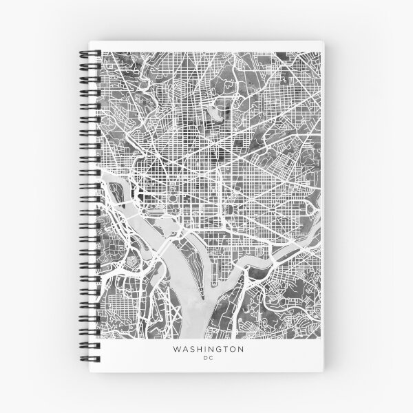 Item preview, Washington DC Street Map designed and sold by ArtPrints.
