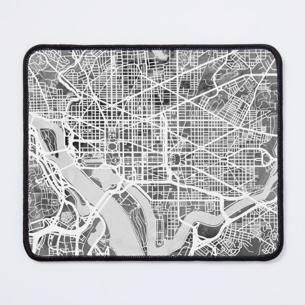 Item preview, Washington DC Street Map designed and sold by ArtPrints.