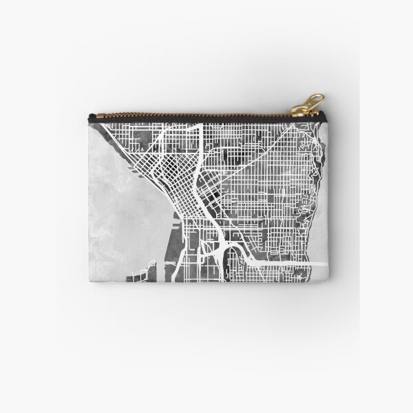 Item preview, Seattle Washington Street Map designed and sold by ArtPrints.