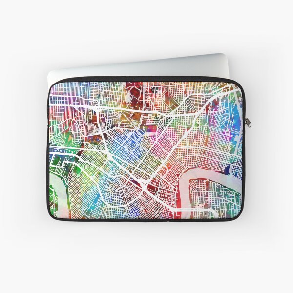 Item preview, New Orleans City Map designed and sold by ArtPrints.