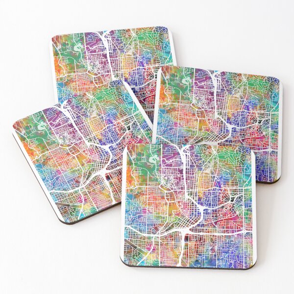 Item preview, Atlanta Georgia City Map designed and sold by ArtPrints.