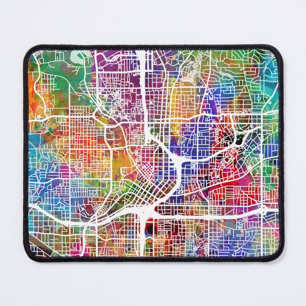 Item preview, Atlanta Georgia City Map designed and sold by ArtPrints.