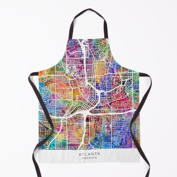 Item preview, Atlanta Georgia City Map designed and sold by ArtPrints.