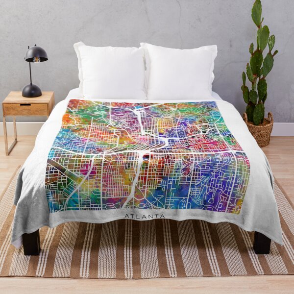Item preview, Atlanta Georgia City Map designed and sold by ArtPrints.