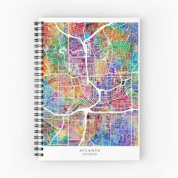 Item preview, Atlanta Georgia City Map designed and sold by ArtPrints.