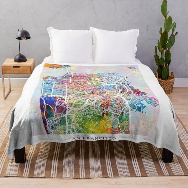 Item preview, San Francisco City Street Map designed and sold by ArtPrints.