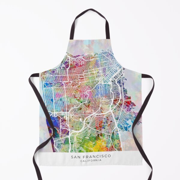 Item preview, San Francisco City Street Map designed and sold by ArtPrints.