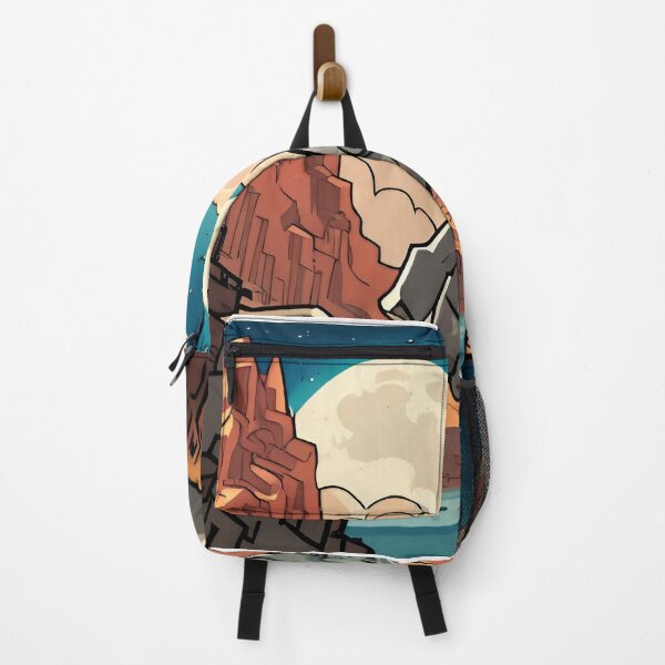 Item preview, cartoon alien on the edge of a cliff. designed and sold by LooperSDart.