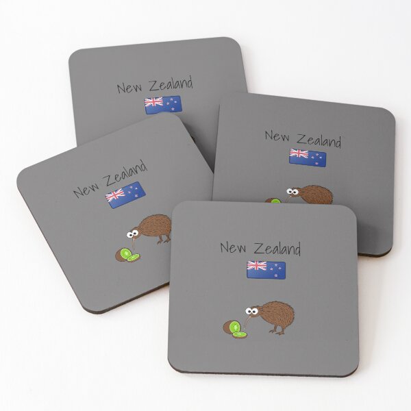 Item preview, New Zealand Flag, Kiwi Bird designed and sold by Right-UR.