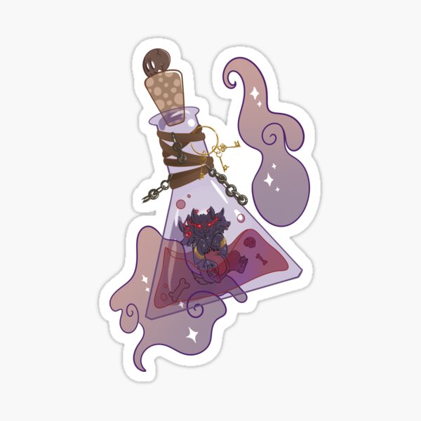 Cerbère en bouteille Sticker