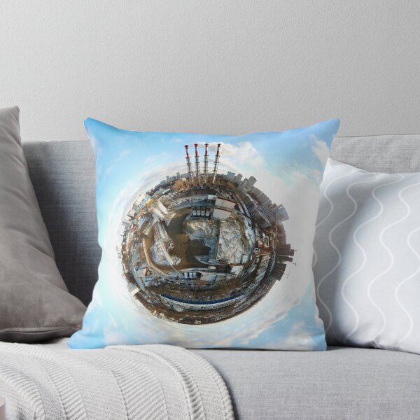 Item preview, Little planet panoramic aerial view of industrial unhealthy zone near Moscow, Russia designed and sold by Alexander Sorokopud.
