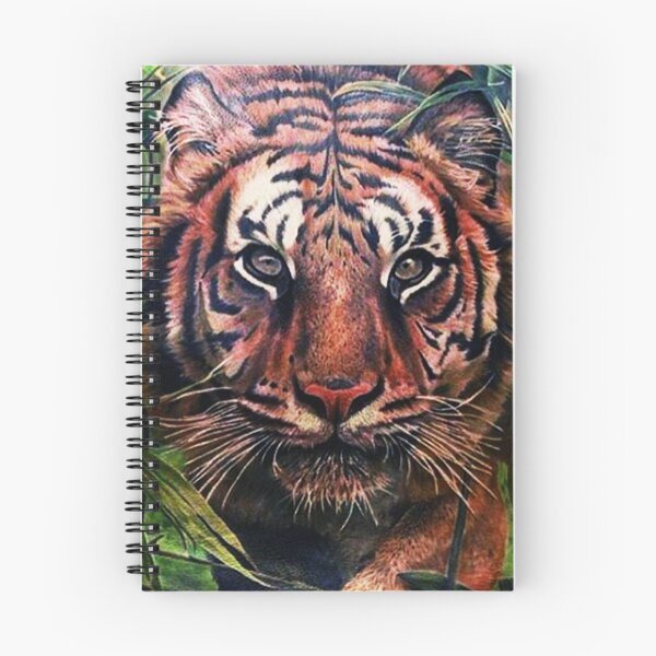 Item preview, Tiger In Jungle; Tattoo Style; designed and sold by StickerApe.