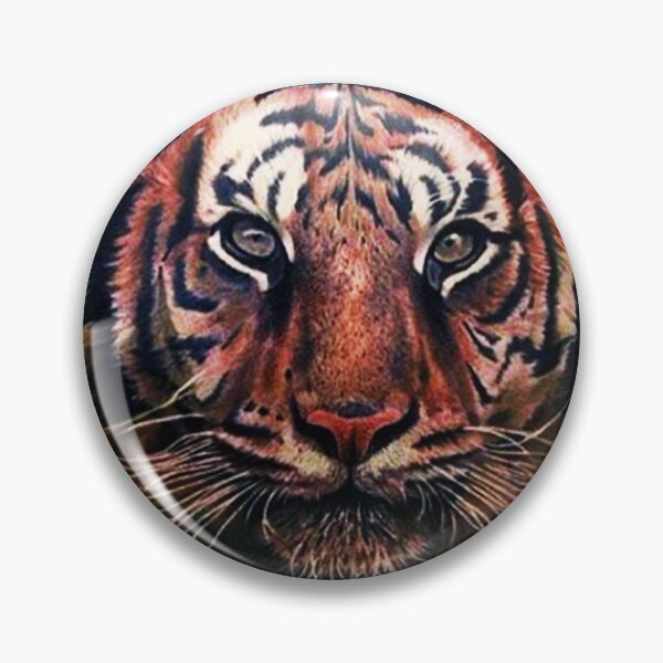 Item preview, Tiger In Jungle; Tattoo Style; designed and sold by StickerApe.