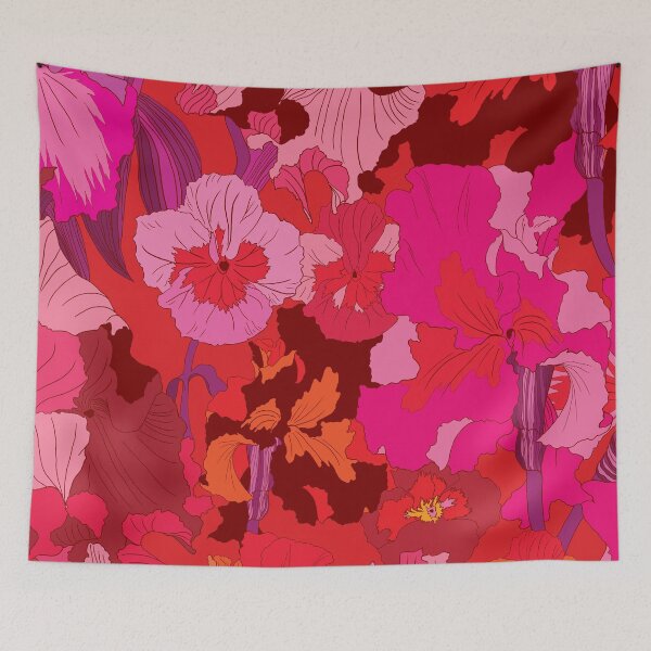 Item preview, Wild Flowers Red version designed and sold by GENEST-V.