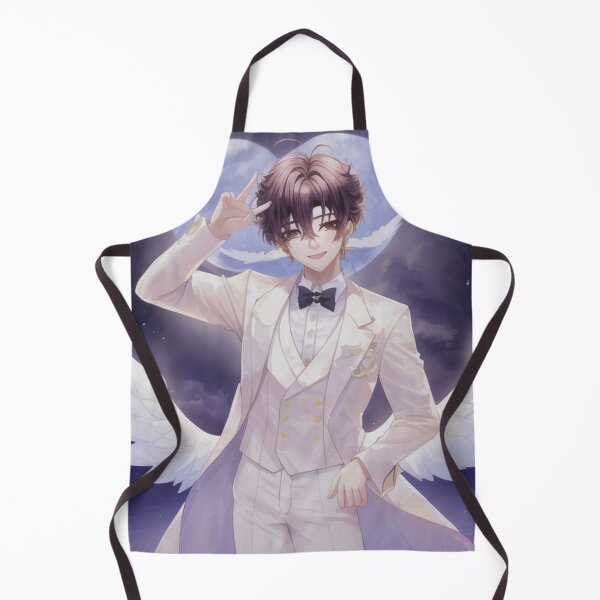 Item preview, Astro Moonbin k pop idol in heaven with angel wings designed and sold by Kawaiishizz.
