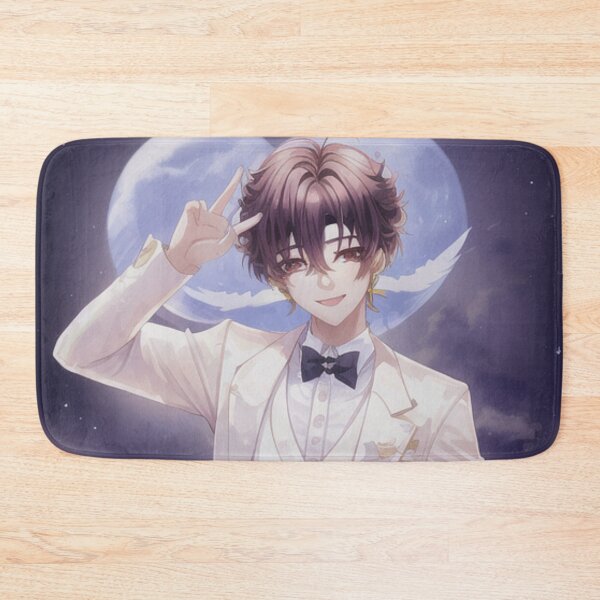 Item preview, Astro Moonbin k pop idol in heaven with angel wings designed and sold by Kawaiishizz.