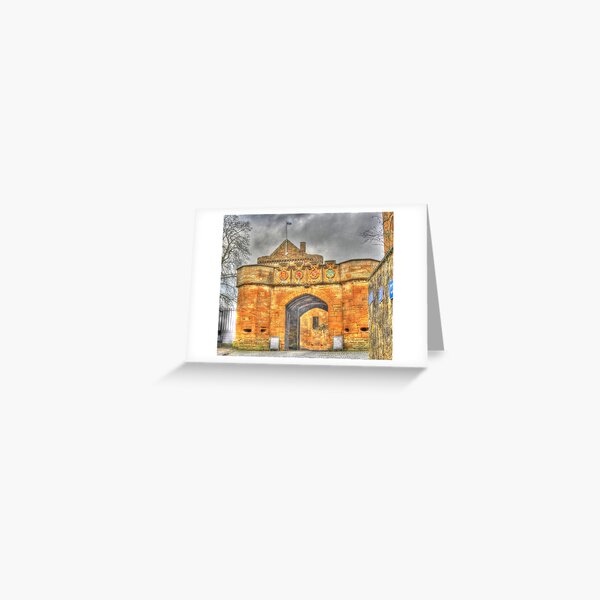 Linlithgow Palace entrance HDR ( Wentworth Prison in Outlander) Greeting Card