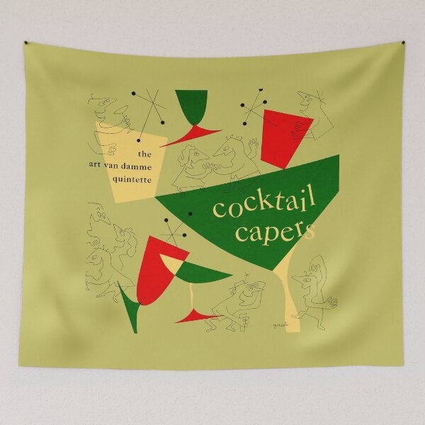 Item preview, COCKTAIL CAPERS - COCKTAIL LOUNGE ALBUM designed and sold by ThrowbackAds.