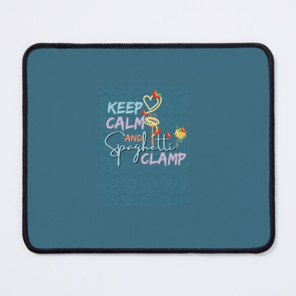 Item preview, Keep calm and spaghetti clamp funny design Tri-blend  designed and sold by getcust556.