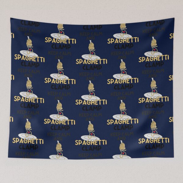 Item preview, keep calm and spaghetti clamp, Funny spaghetti    designed and sold by getcust556.