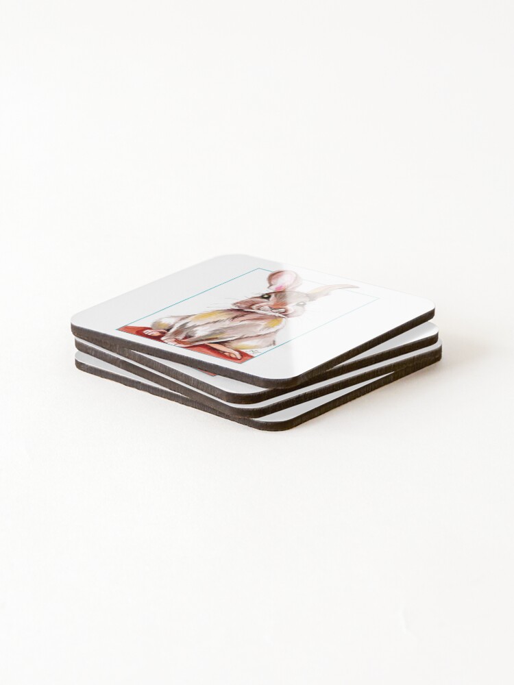 Thumbnail 4 of 5, Coasters (Set of 4), White Rabbit designed and sold by Aalys.