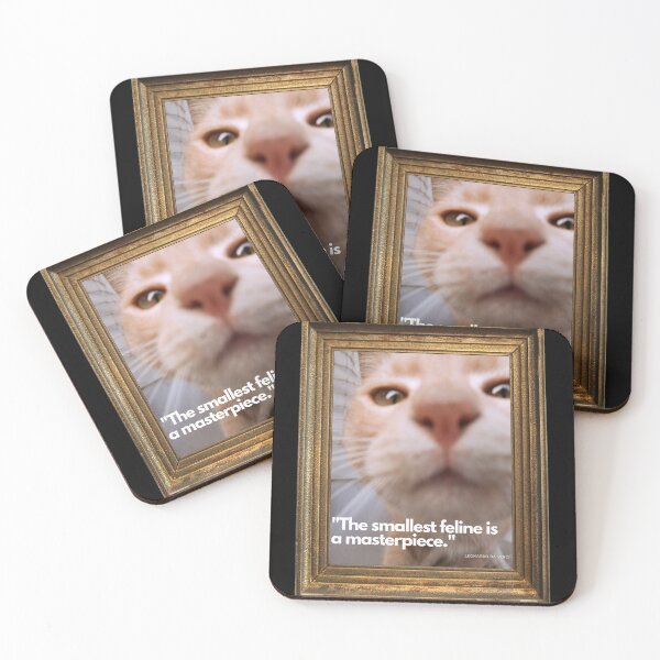 Item preview, "The smallest feline is a masterpiece." - Leonardo da Vinci designed and sold by EncourageUMore.
