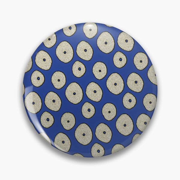 Artikelvorschau, Organic Circles on Blue entworfen und verkauft von hellcom.