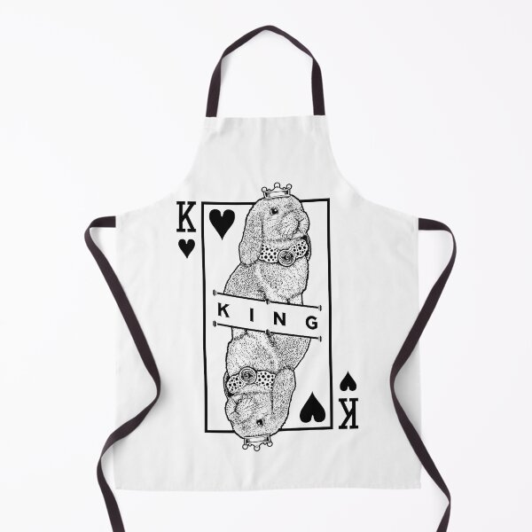 Item preview, Mini Lop Bunny Rabbit King Of Hearts Funny Pet Pop Art designed and sold by GrandeDuc.