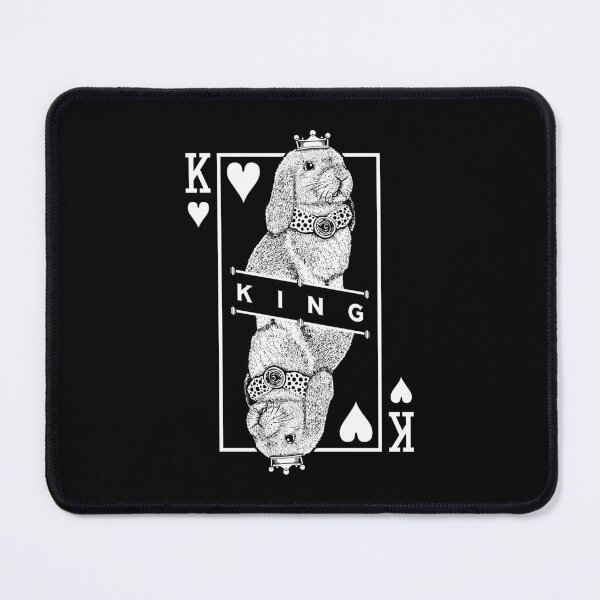Item preview, Mini Lop Bunny Rabbit King Of Hearts Funny Pet Pop Art designed and sold by GrandeDuc.