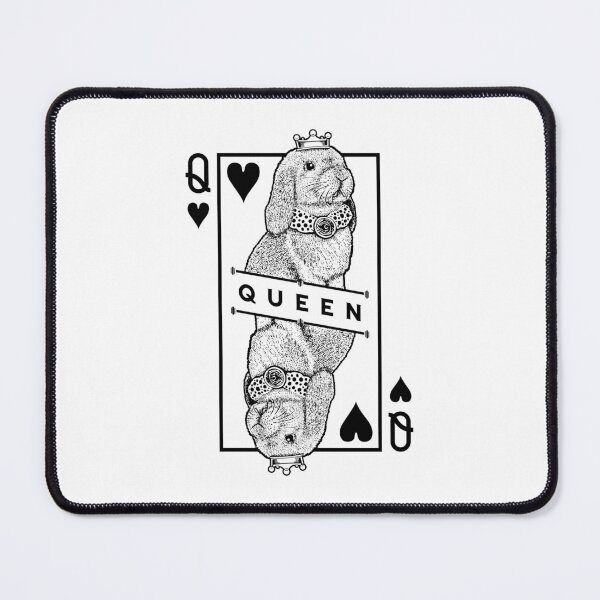 Item preview, Mini Lop Bunny Rabbit Queen Of Hearts Funny Pet Pop Art designed and sold by GrandeDuc.