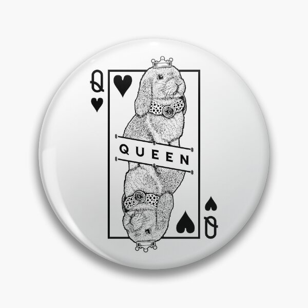 Item preview, Mini Lop Bunny Rabbit Queen Of Hearts Funny Pet Pop Art designed and sold by GrandeDuc.