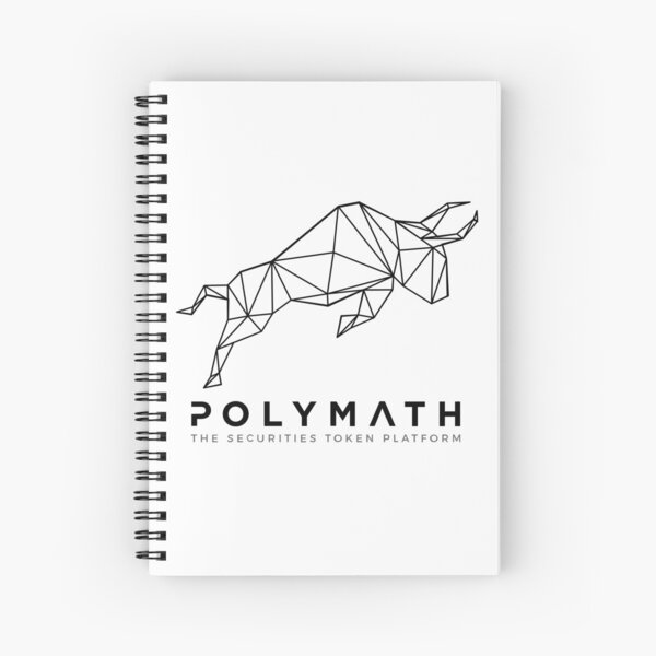 Polymath Network Logo Dark Spiral Notebook