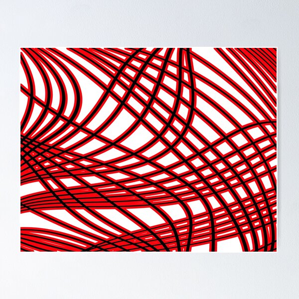 Aperçu de l'œuvre Motif abstrait - rouge. créée et vendue par K.S ART.