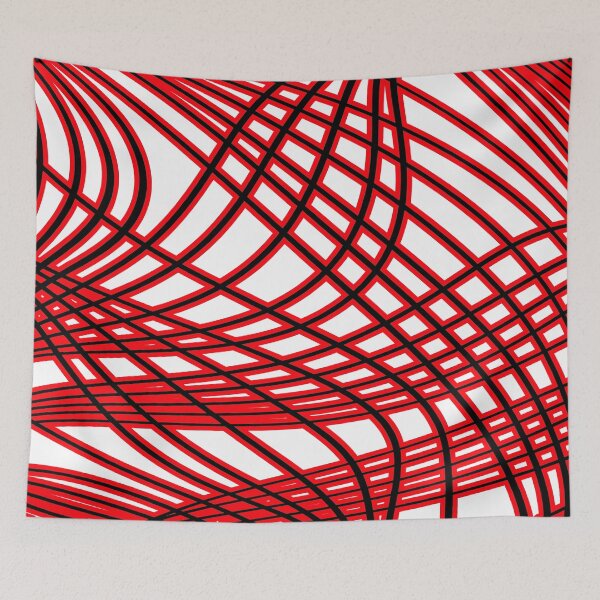 Aperçu de l'œuvre Motif abstrait - rouge. créée et vendue par K.S ART.