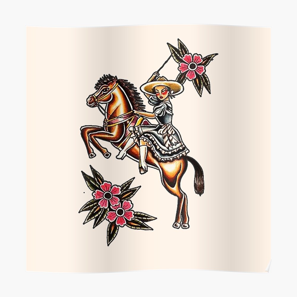 American traditional horse  Horse tattoo design American traditional Horse  tattoo