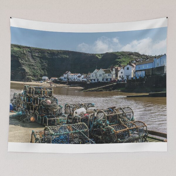 Item preview, Staithes Harbour designed and sold by grumpykeith.