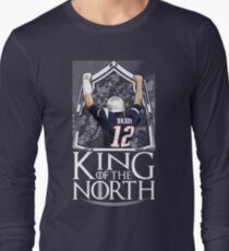 Tom Brady King Of The North New England Patriots Football Shirt Long Sleeve T-Shirt