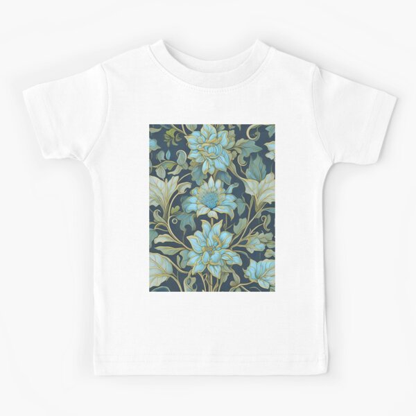 William Morris Tulip - Artwork Inspired by Morris Style- Vintage William  Morris flowers Kids T-Shirt for Sale by Tamas Das