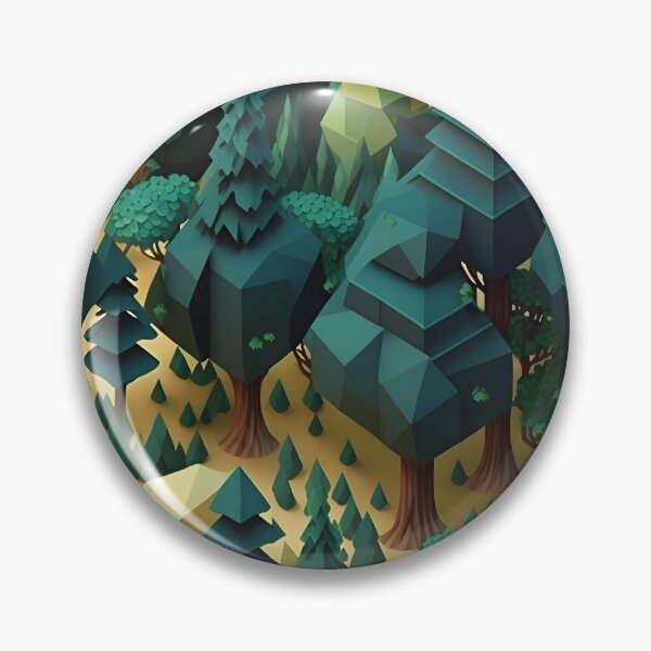 Item preview, Geometric shapes forest pattern designed and sold by NavyPanda.