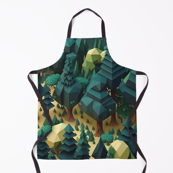 Item preview, Geometric shapes forest pattern designed and sold by NavyPanda.