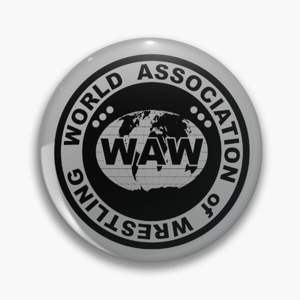 Item preview, World Association of Wrestling logo designed and sold by The Irish Whip.