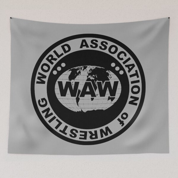 Item preview, World Association of Wrestling logo designed and sold by The Irish Whip.