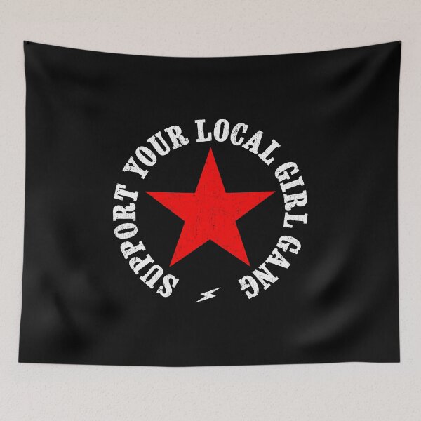 Item preview, SUPPORT YOUR LOCAL GIRL GANG RED STAR, BY SUBGIRL designed and sold by SUBGIRL.