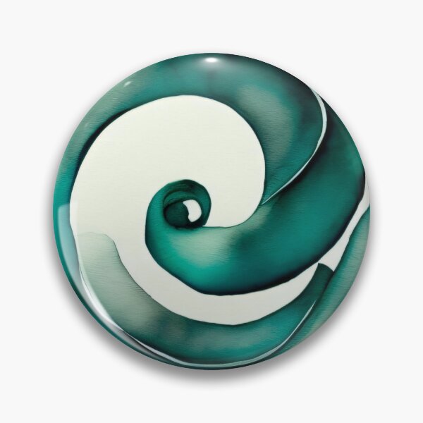 Item preview, Ocean Watercolor Spiral 002 designed and sold by ElectraW.