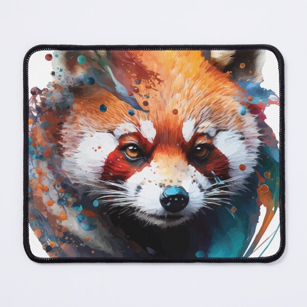Item preview, A Cute Red Panda Looking Ahead - Spirit Animals in Vibrant Color designed and sold by GVRDesign.