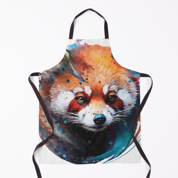 Item preview, A Cute Red Panda Looking Ahead - Spirit Animals in Vibrant Color designed and sold by GVRDesign.