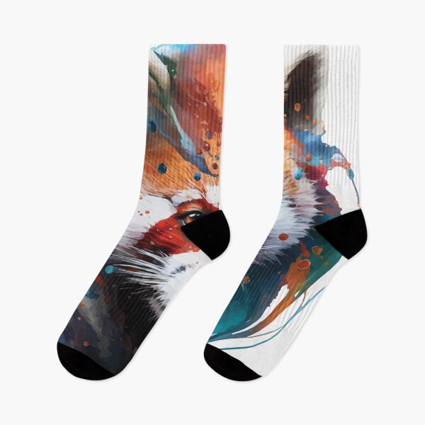 Item preview, A Cute Red Panda Looking Ahead - Spirit Animals in Vibrant Color designed and sold by GVRDesign.