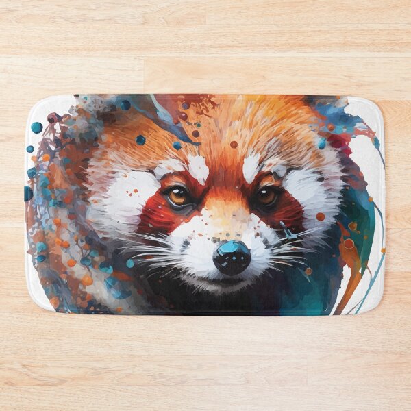 Item preview, A Cute Red Panda Looking Ahead - Spirit Animals in Vibrant Color designed and sold by GVRDesign.
