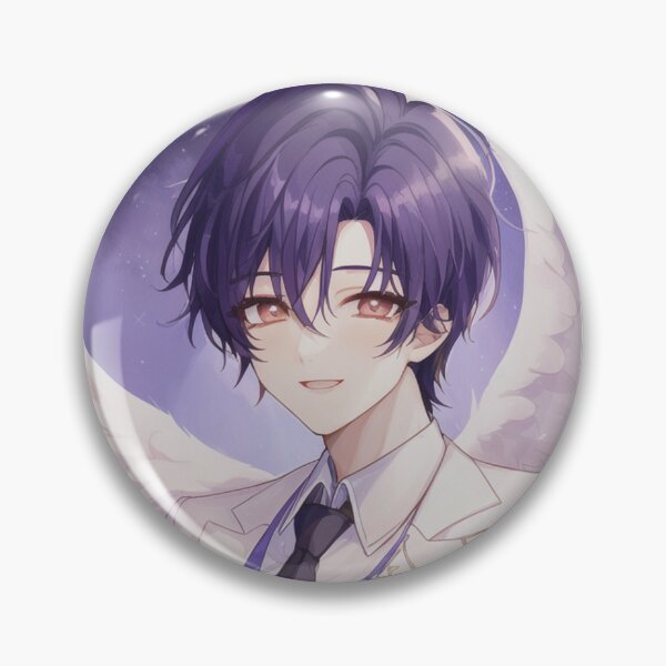 Item preview,  A smiling potrait of Astro Moonbin k pop idol with angel wings designed and sold by Kawaiishizz.