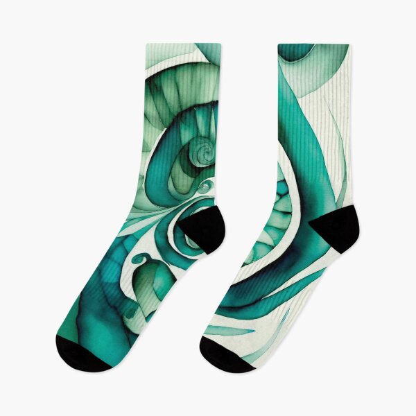 Item preview, Ocean Watercolor Spiral 005 designed and sold by ElectraW.